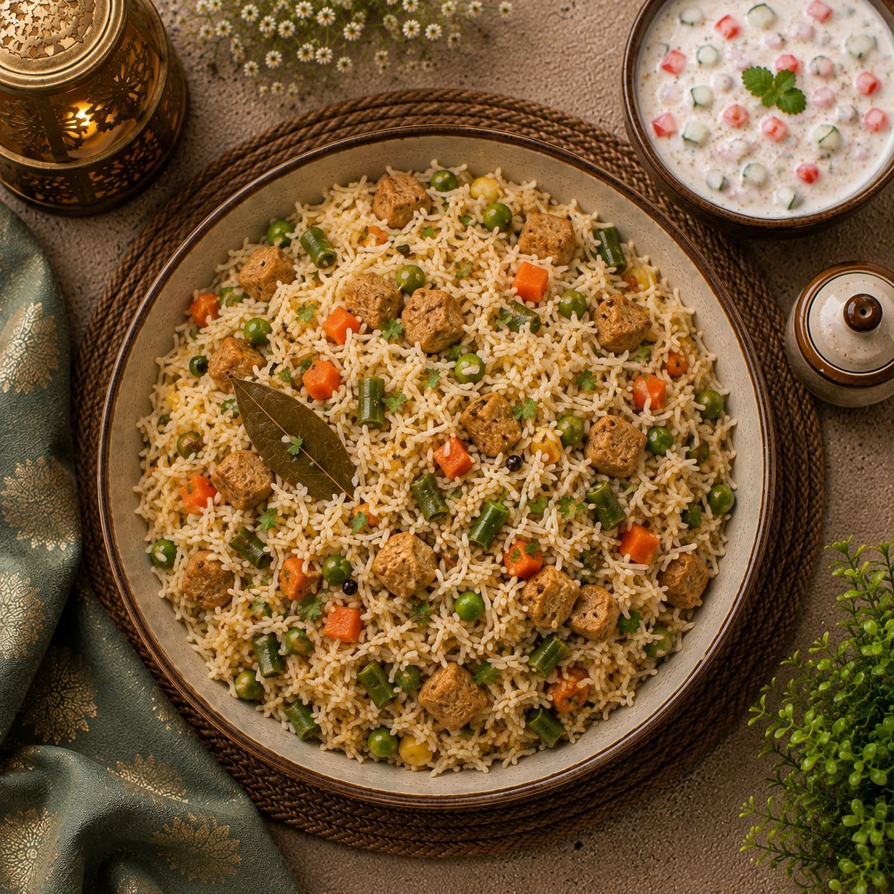 Soya Pulao
